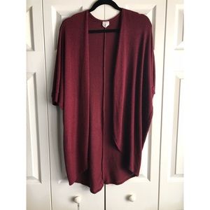 Burgundy Cardigan